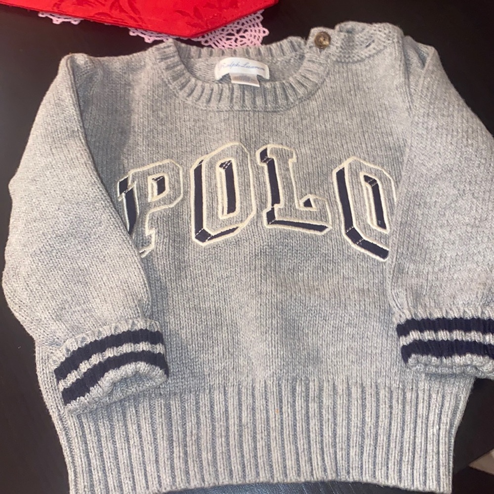 Ralph Lauren baby boy jumper 18 months x like new